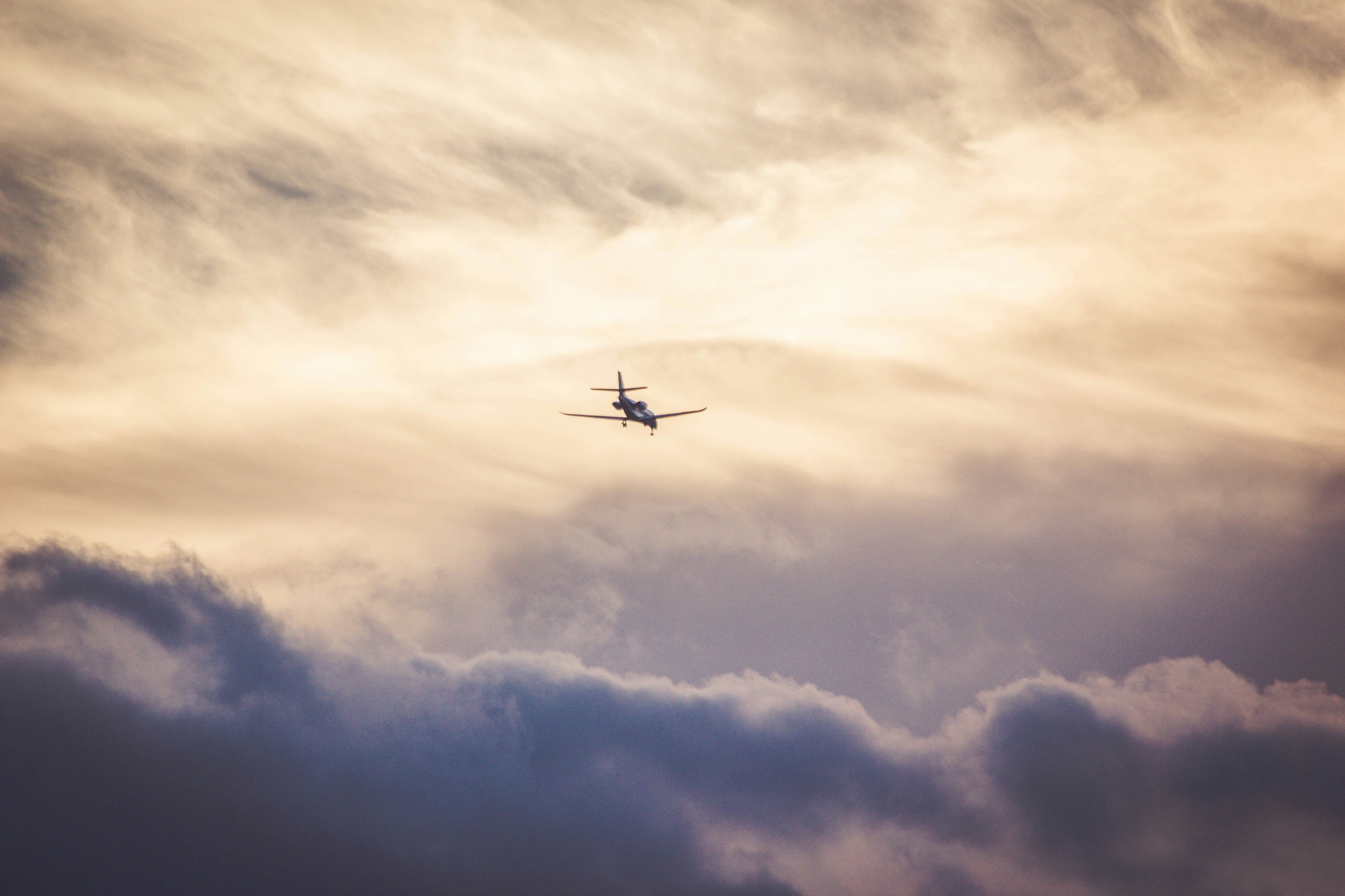 airliner at flight